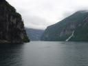 vodop�d v Geiranger fjorde