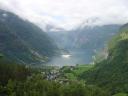 v�h�ad zhora na Geiranger fjord